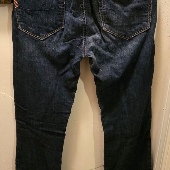 PAIGE Dark Blue Boot Cut Jeans 27x31 - Picture 3 of 4